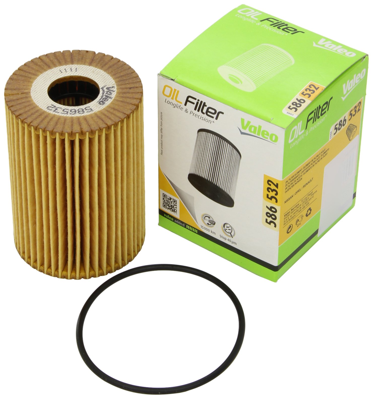 VALEO 586532 Ölfilter Motorfilter Ausgezeichnete Filtrationseigenschaften, Longlife Kapazität, genau und einfach von Valeo