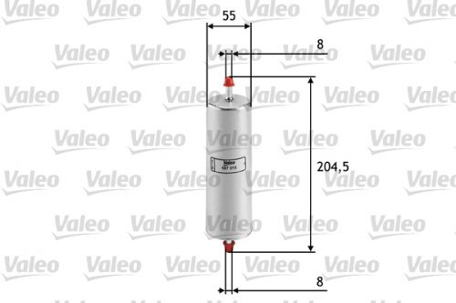 VALEO 587015 Kraftstofffilter Motorfilter Ausgezeichnete Filtrationseigenschaften, Langlaskapazität, genau und einfach von Valeo