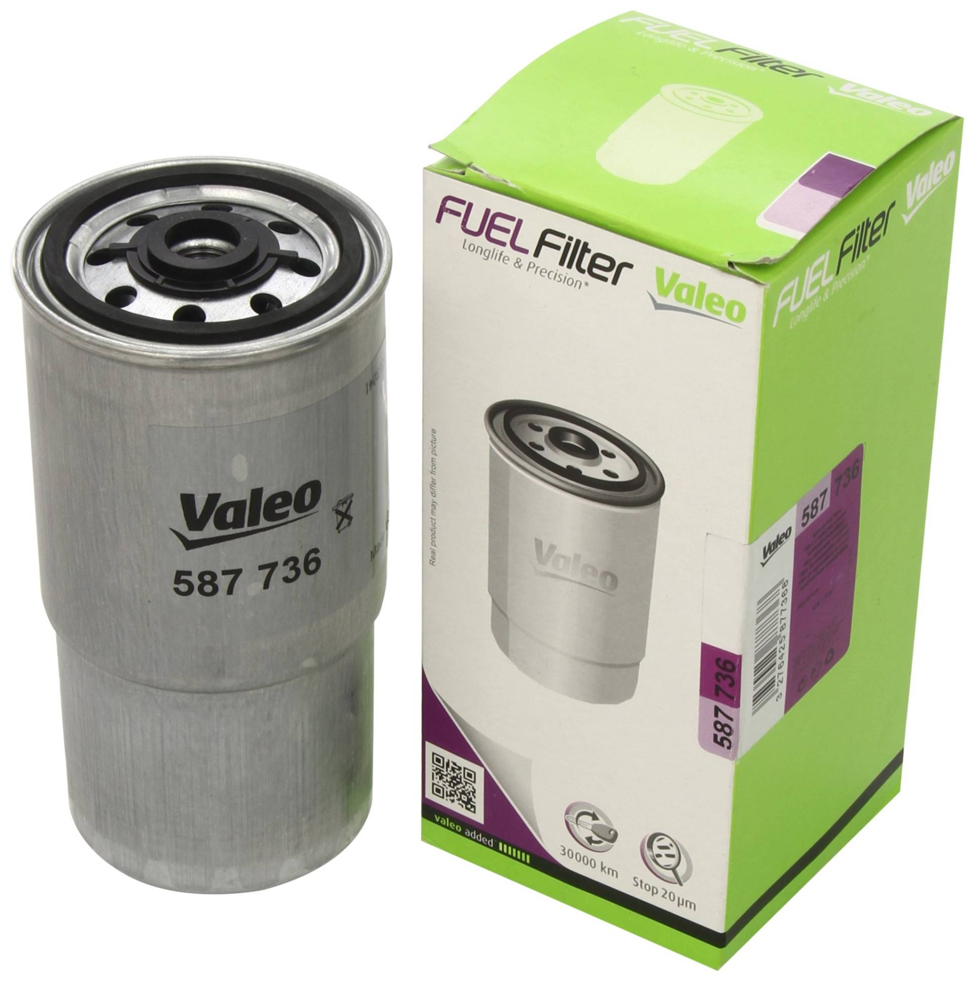 VALEO 587736 Kraftstofffilter Motorfilter Ausgezeichnete Filtrationseigenschaften, Langlaskapazität, genau und einfach von Valeo