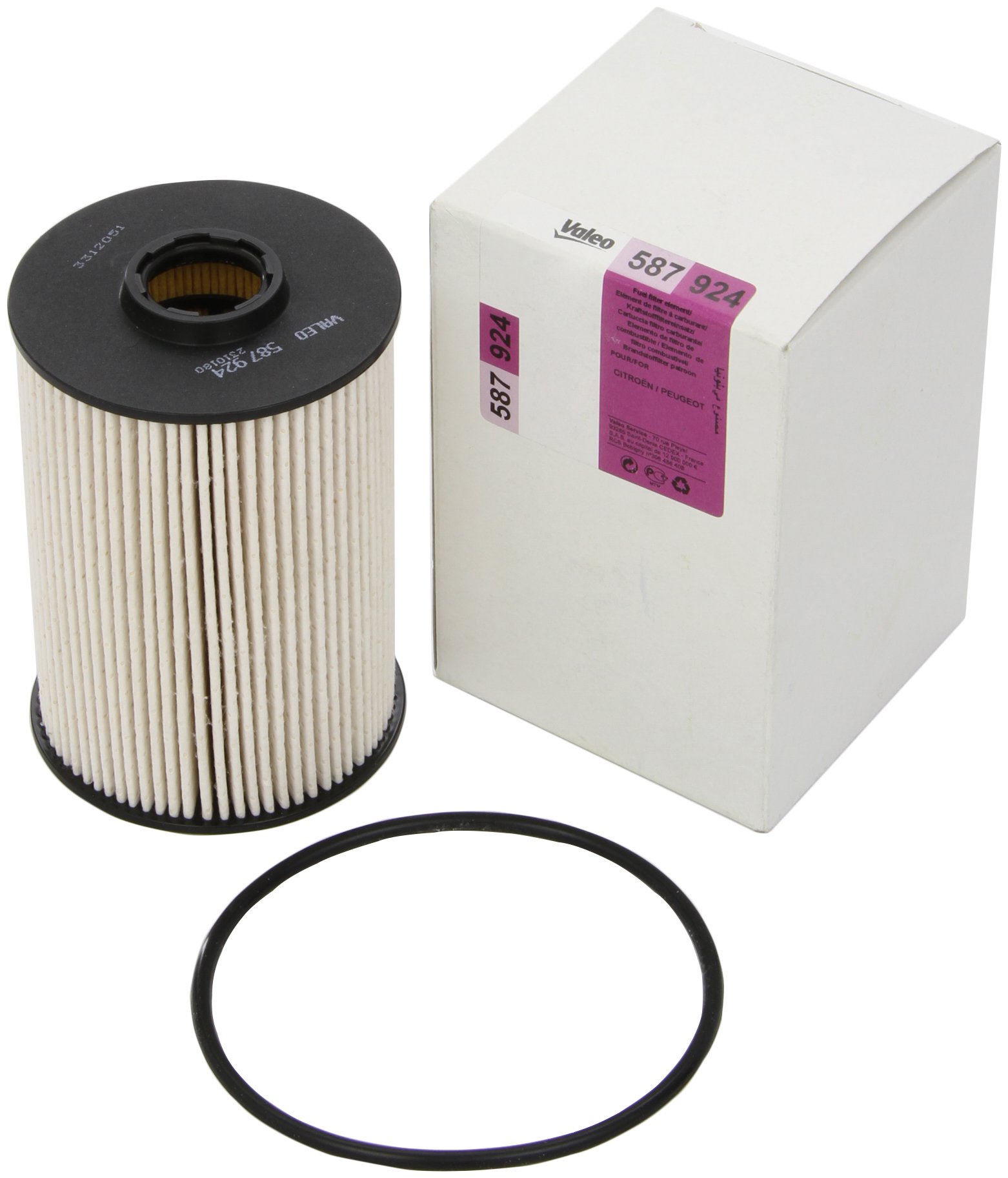 VALEO 587924 Kraftstofffilter Motorfilter Ausgezeichnete Filtrationseigenschaften, Langlaskapazität, genau und einfach von Valeo