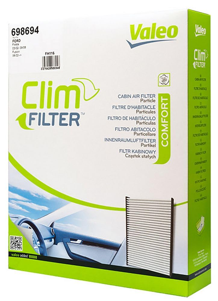 VALEO 698694 Filter, Innenraumluft ESSENTIAL Partikelfilter (Pollenfilter) Schutz vor Pollen, Staub und Bakterien von Valeo