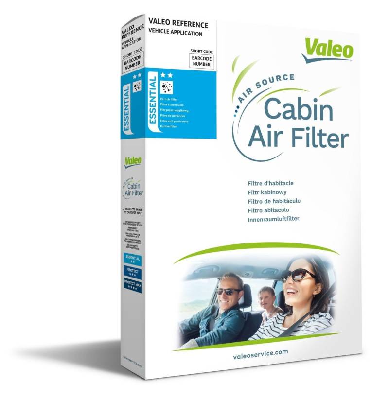 VALEO 715726 Filter, Innenraumluft ESSENTIAL Partikelfilter (Pollenfilter) Schutz vor Pollen, Staub und Bakterien von Valeo