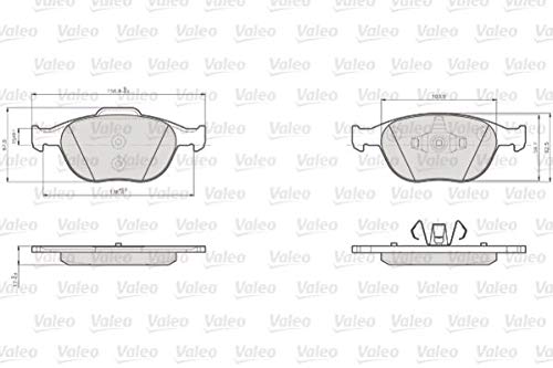 VALEO 872440 Bremsbeläge von Valeo