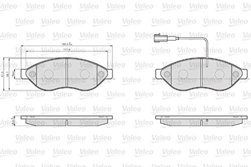 VALEO 872468 Bremsbeläge von Valeo