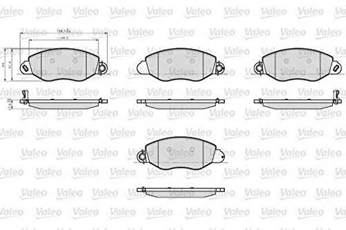 VALEO 872577 Bremsbeläge von Valeo