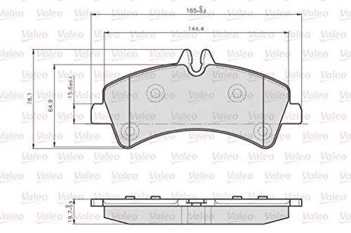 VALEO 873190 Bremsbeläge von Valeo