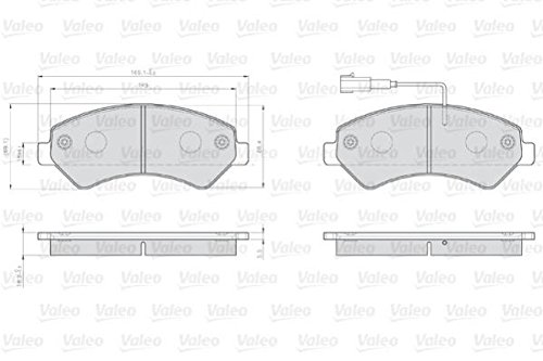 VALEO 873466 Bremsbeläge von Valeo