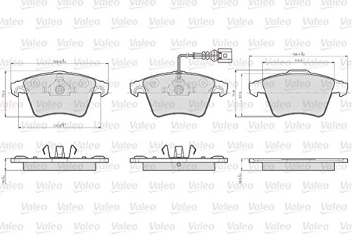 VALEO 873746 Bremsbeläge von Valeo