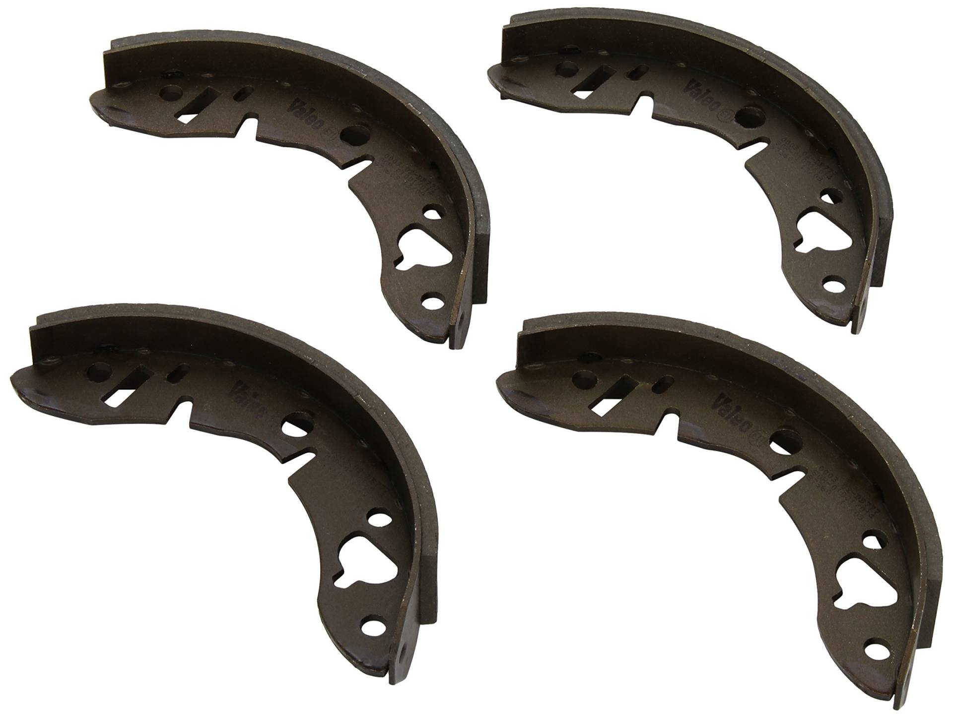 VALEO BRAKE SYSTEMS Bremsbacken-Set 562047, Einbaulage: Hinterachse, verkauft von 4, Bremssystem: AUTOMOTIVE PRODUKTE von Valeo