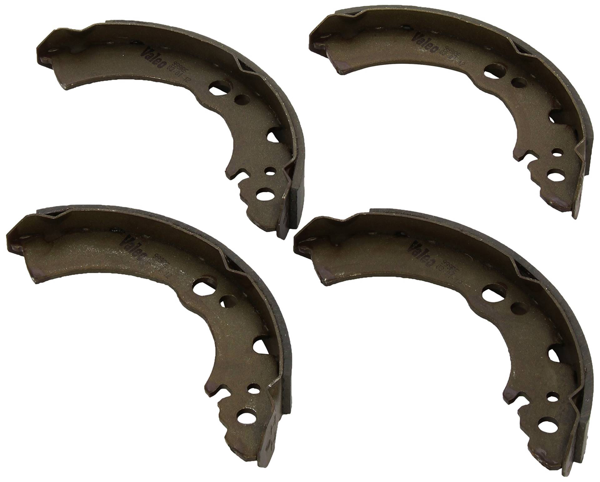 VALEO BRAKE SYSTEMS Bremsbacken-Set 562529, Einbaulage: Hinterachse, verkauft von 4, Bremssystem: AKEBONO von Valeo