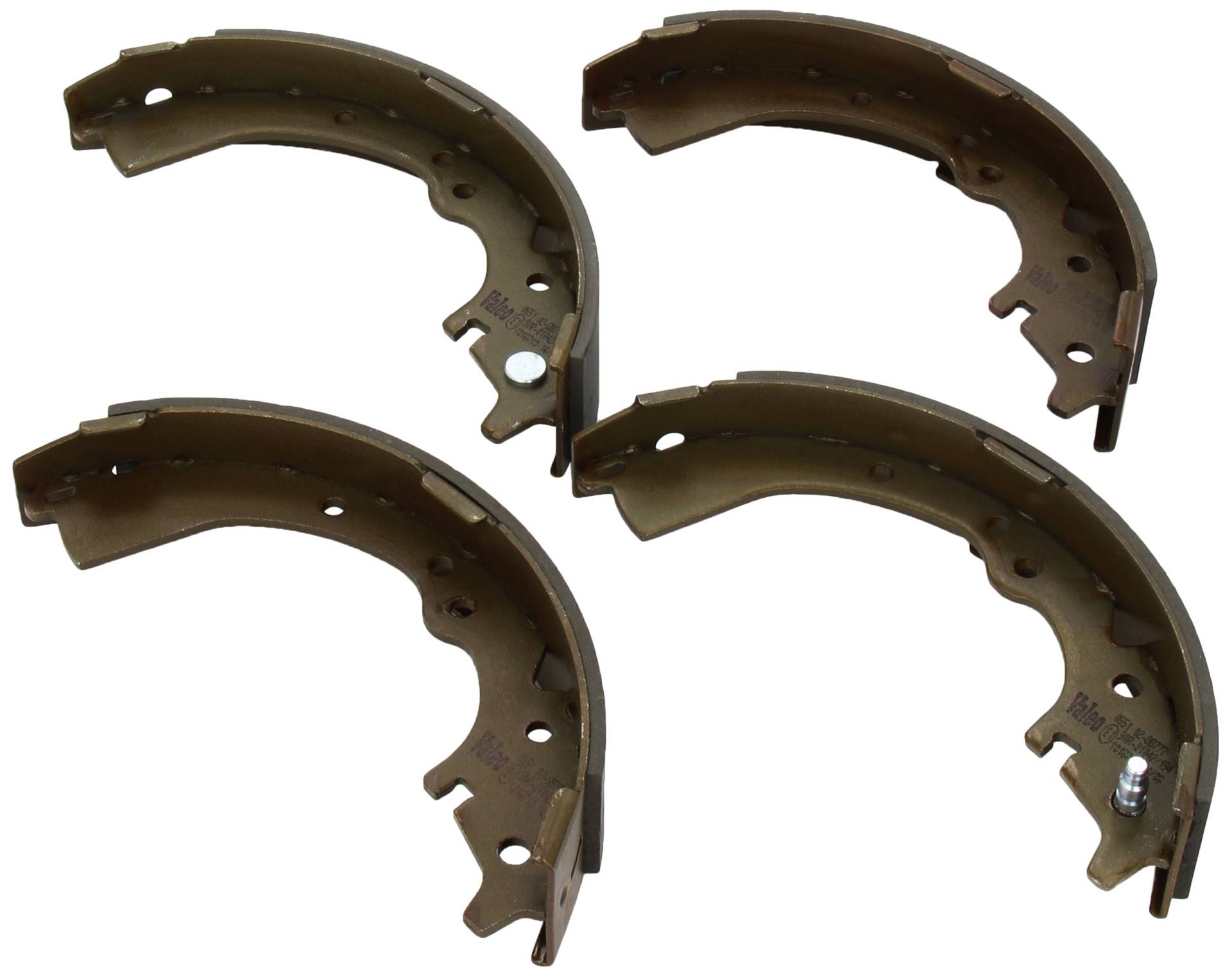 VALEO BRAKE SYSTEMS Bremsbacken-Set 562639, Einbaulage: Hinterachse, verkauft von 4, Bremssystem: AKEBONO von Valeo