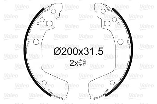 VALEO BRAKE SYSTEMS Bremsbacken-Set 564160, Einbaulage: Hinterachse, verkauft von 4, Bremsanlage: NBK von Valeo