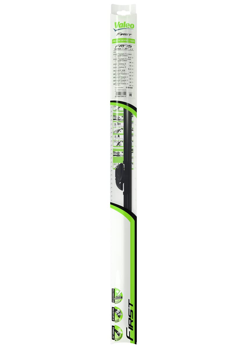 VALEO First Wischer - FM75 Beste Performance mit dem Flachwischerblatt 750mm - Vorne - 1 Wischerblatt - 575011 von Valeo