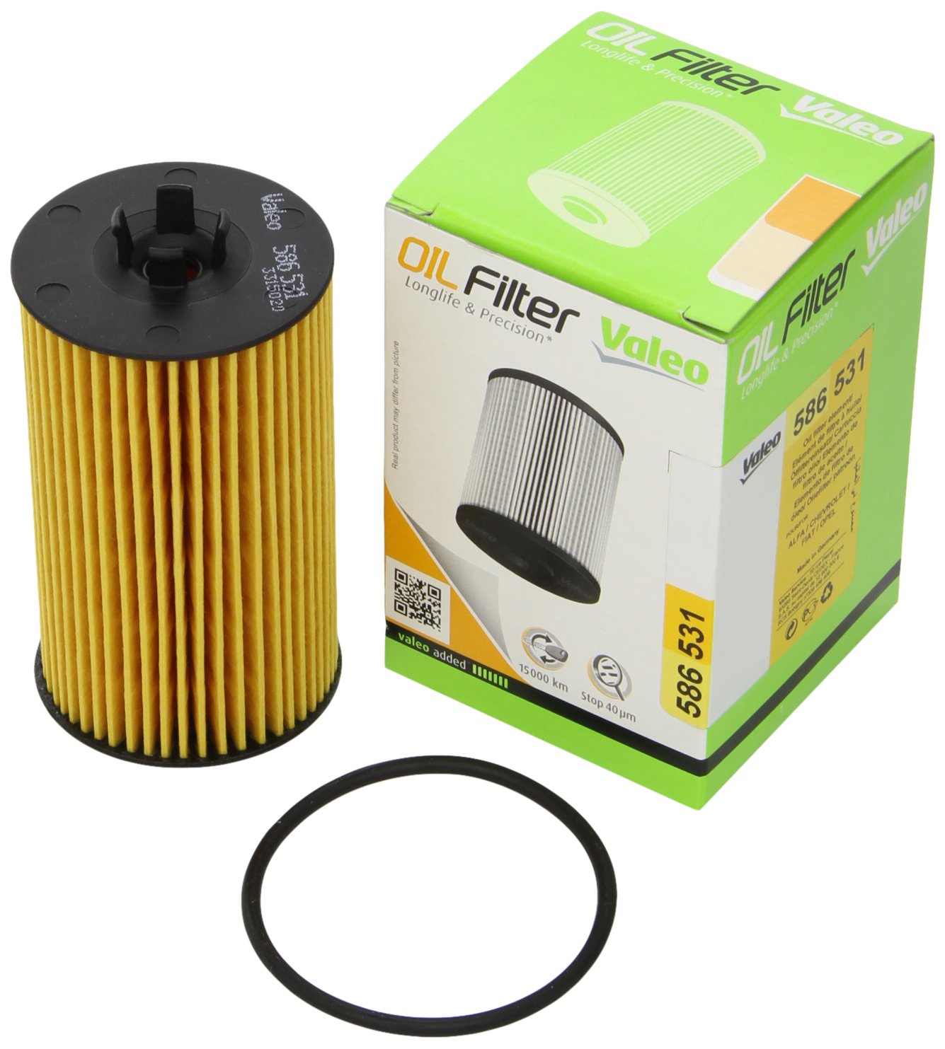 VALEO 586531 Ölfilter Motorfilter Ausgezeichnete Filtrationseigenschaften, Longlife Kapazität, genau und einfach von Valeo