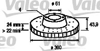 VALEO 197215 Bremsscheibe von Valeo