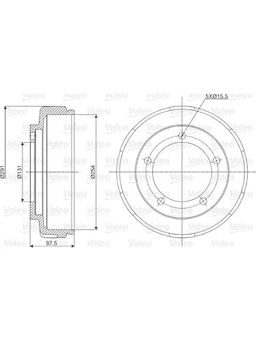 VALEO 237040 Bremstrommel von Valeo