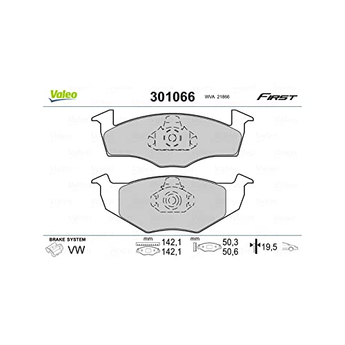 VALEO 301066 Bremsbelagsatz Scheibenfeststellbremse von Valeo