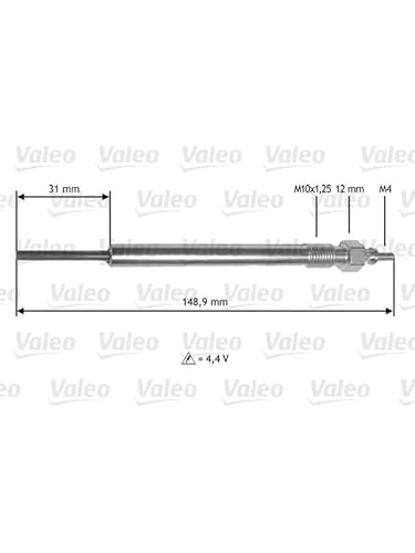 Valeo Glühkerze Glühstift 345182 von Valeo