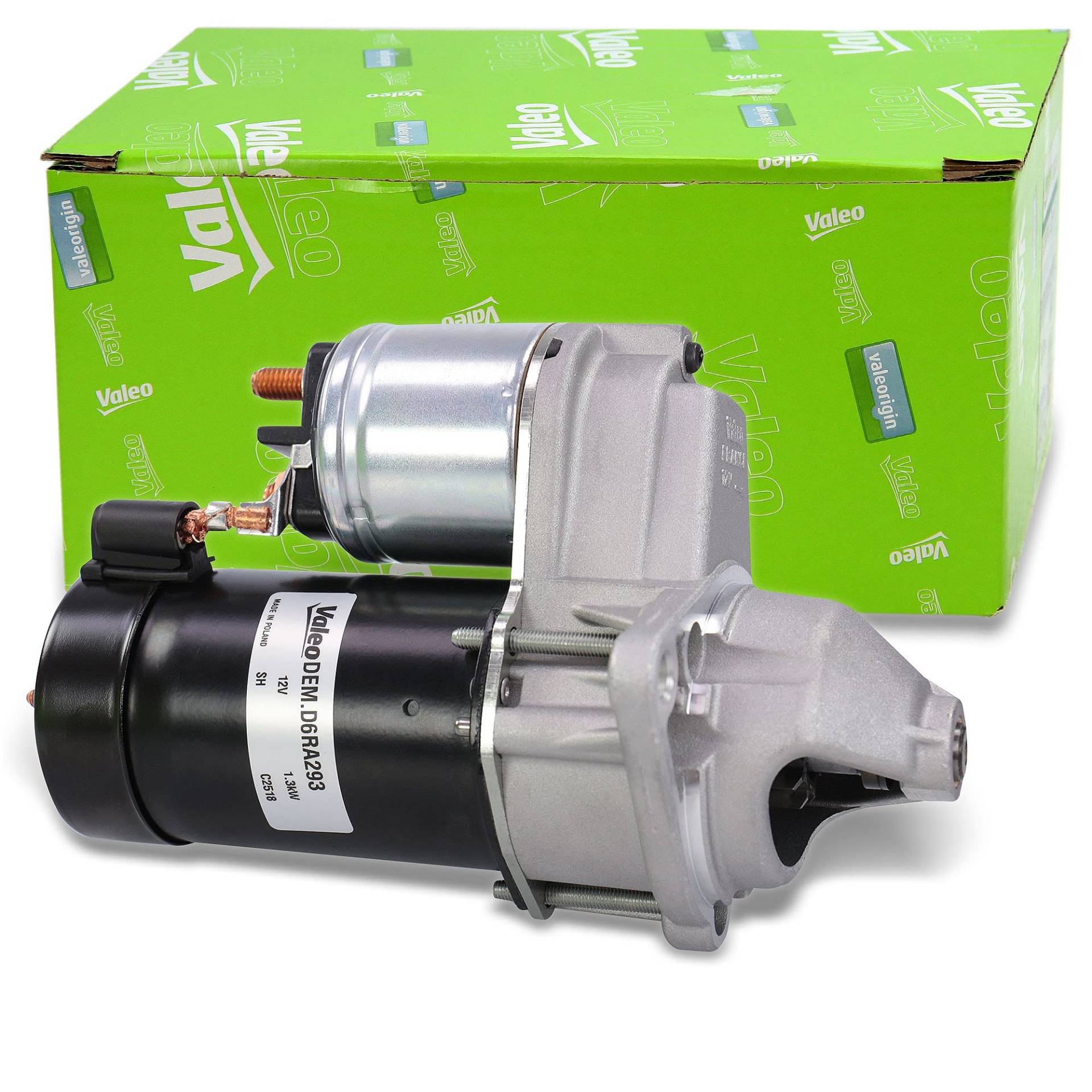 VALEO 438183 Starter Nennleistung: 1,3 kW Stop & Start: NO Zähnezahl: 9/10 zähne Spannung: 12 V Drehrichtung: CLOCKWISE von Valeo