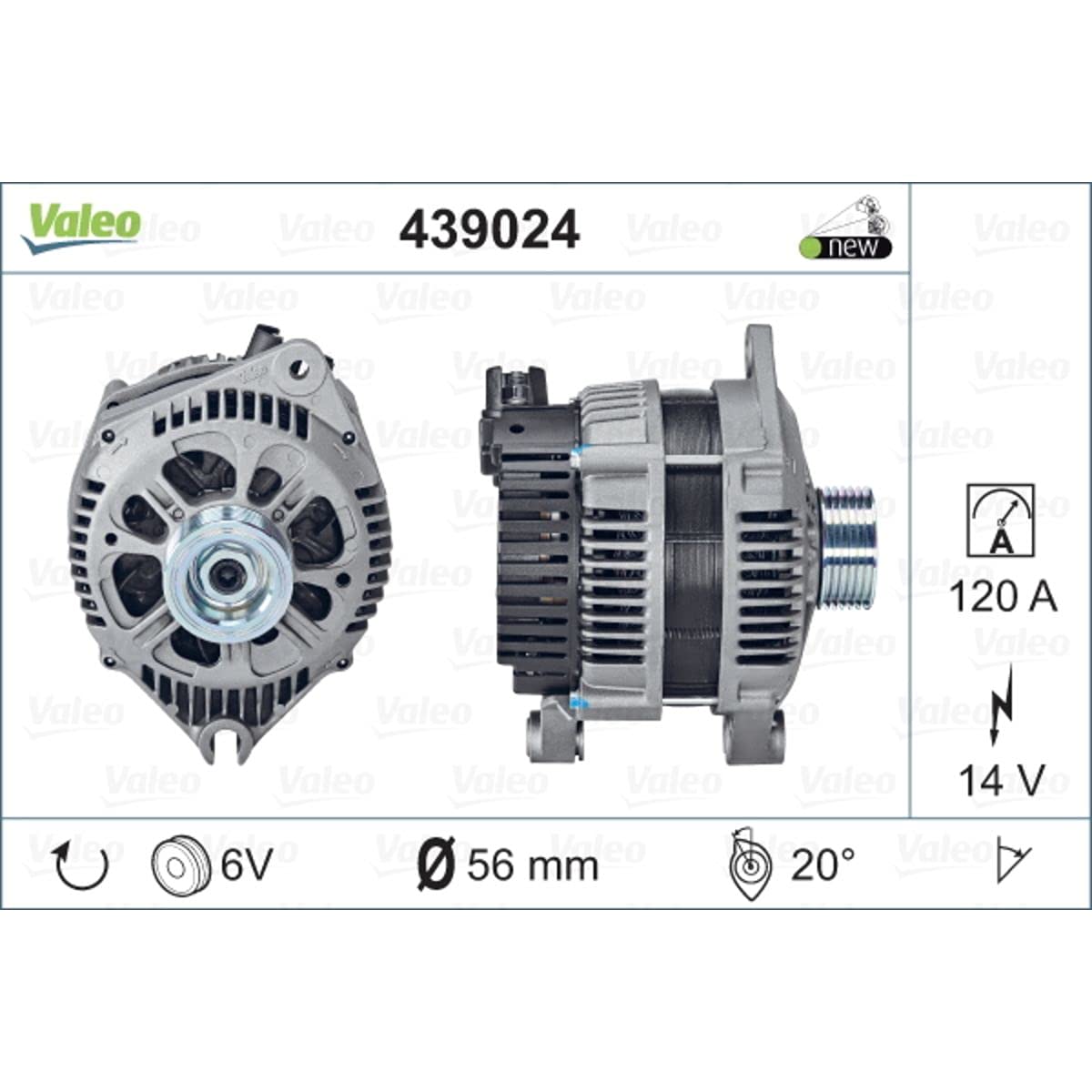 Valeo 439024 Lichtmaschine von Valeo