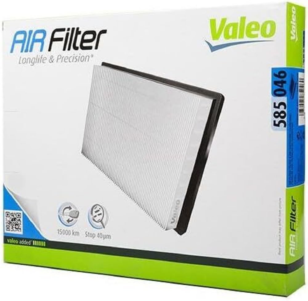 VALEO 585046 Luftfilter Motorfilter Ausgezeichnete Filtrationseigenschaften, Longlife Kapazität, exakt und einfach fit von Valeo