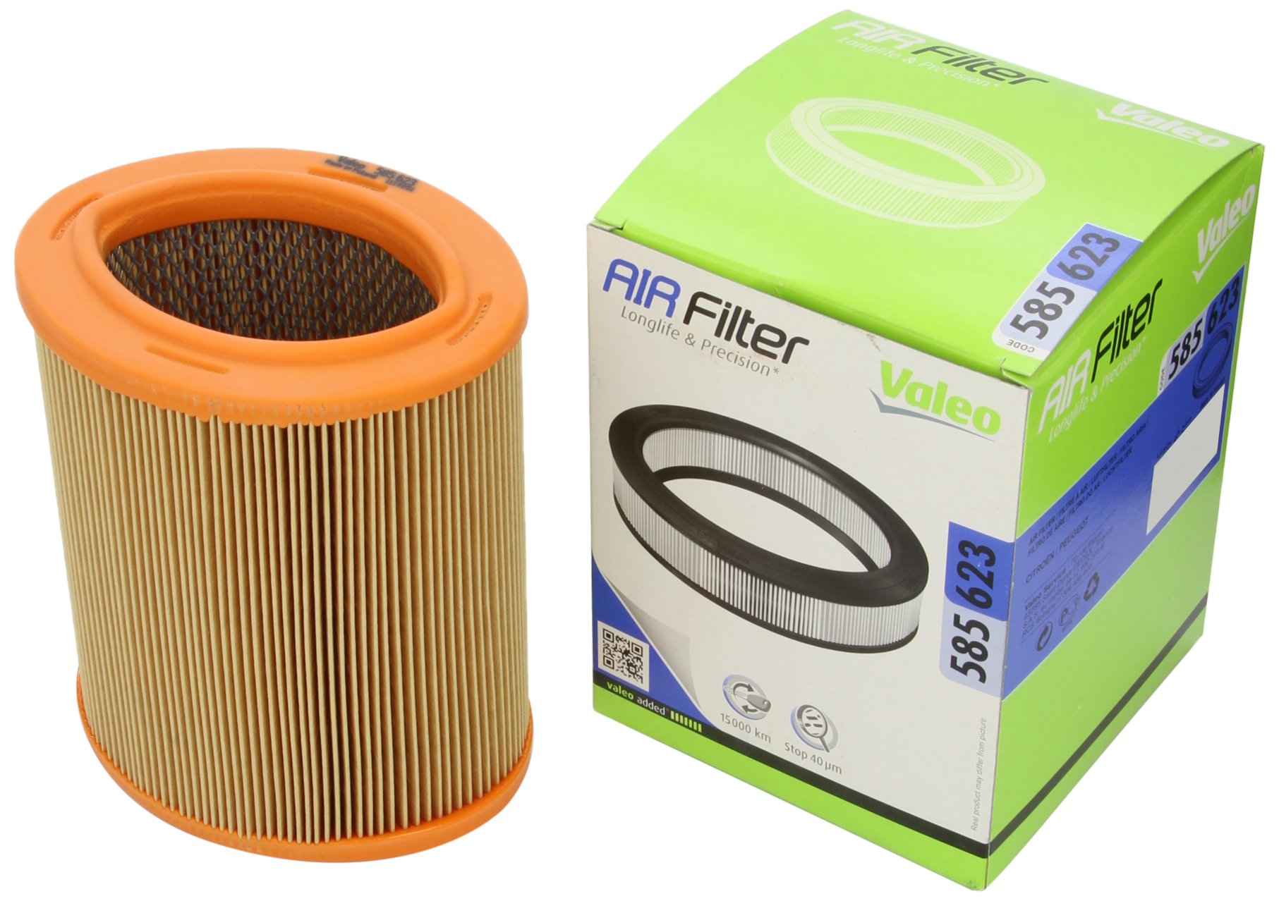 VALEO 585623 Luftfilter Motorfilter Ausgezeichnete Filtrationseigenschaften, Longlife Kapazität, exakt und einfach fit von Valeo