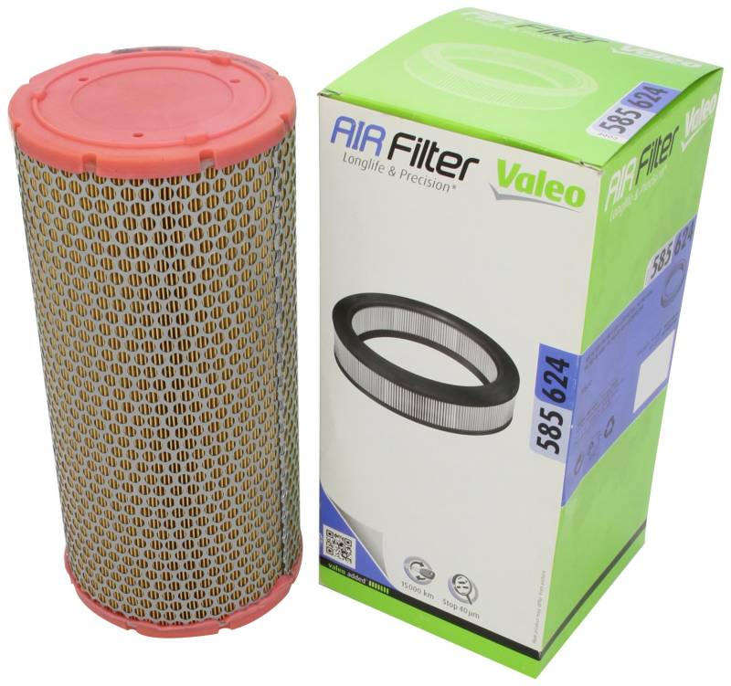 VALEO 585624 Luftfilter Motorfilter Ausgezeichnete Filtrationseigenschaften, Longlife Kapazität, exakt und einfach fit von Valeo