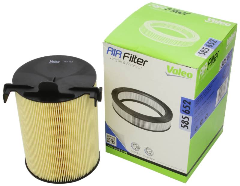 VALEO 585652 Luftfilter Motorfilter Ausgezeichnete Filtrationseigenschaften, Longlife Kapazität, exakt und einfach fit von Valeo