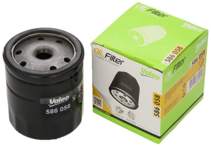 VALEO 586058 Ölfilter Motorfilter Ausgezeichnete Filtrationseigenschaften, Longlife Kapazität, genau und einfach von Valeo