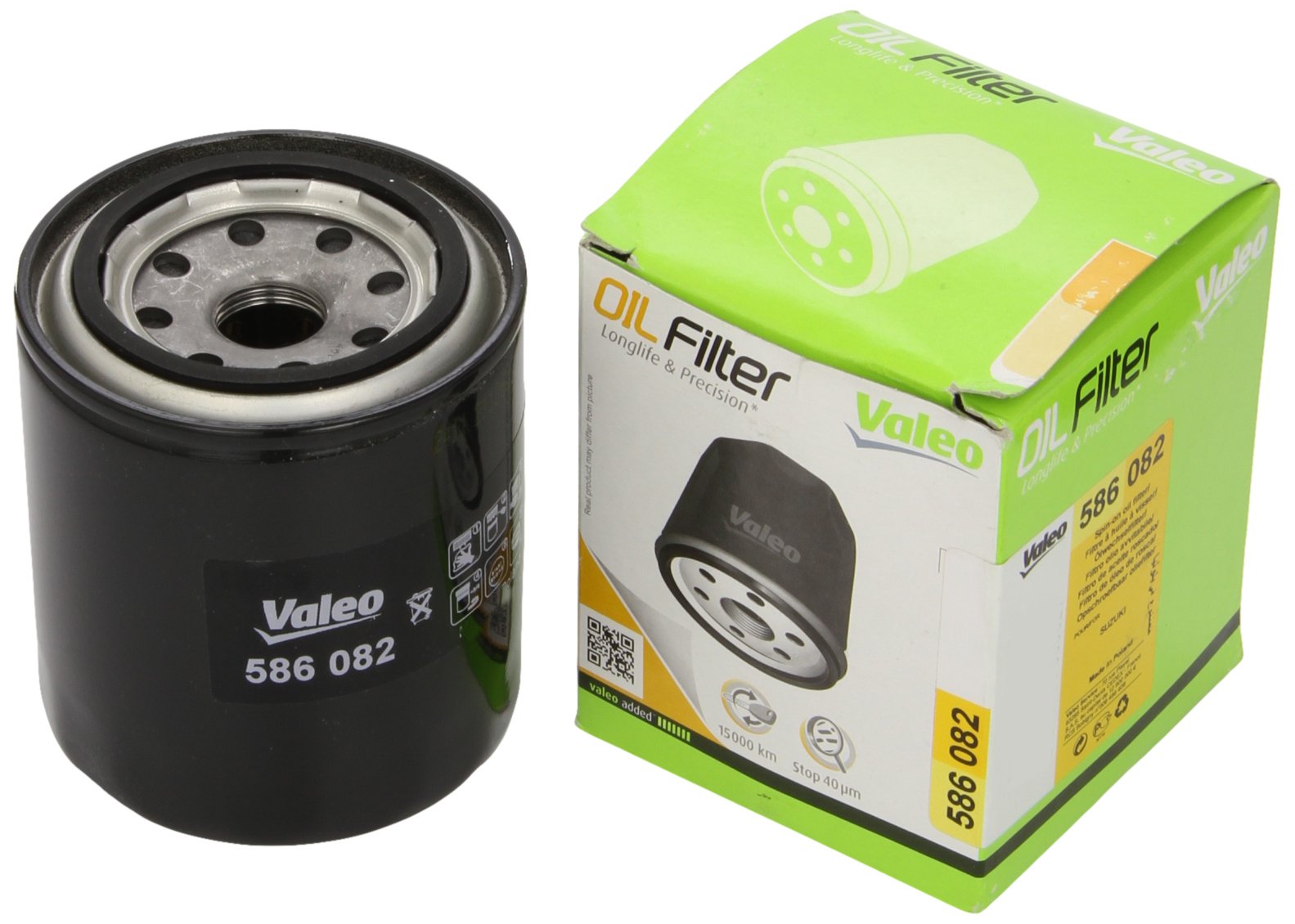 VALEO 586082 Ölfilter Motorfilter Ausgezeichnete Filtrationseigenschaften, Longlife Kapazität, genau und einfach von Valeo