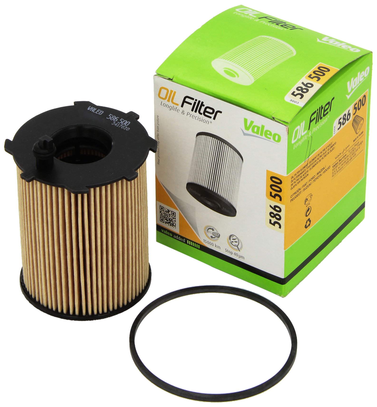 VALEO 586500 Ölfilter Motorfilter Ausgezeichnete Filtrationseigenschaften, Longlife Kapazität, genau und einfach von Valeo