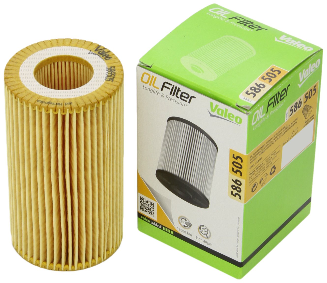 VALEO 586505 Ölfilter Motorfilter Ausgezeichnete Filtrationseigenschaften, Longlife Kapazität, genau und einfach von Valeo