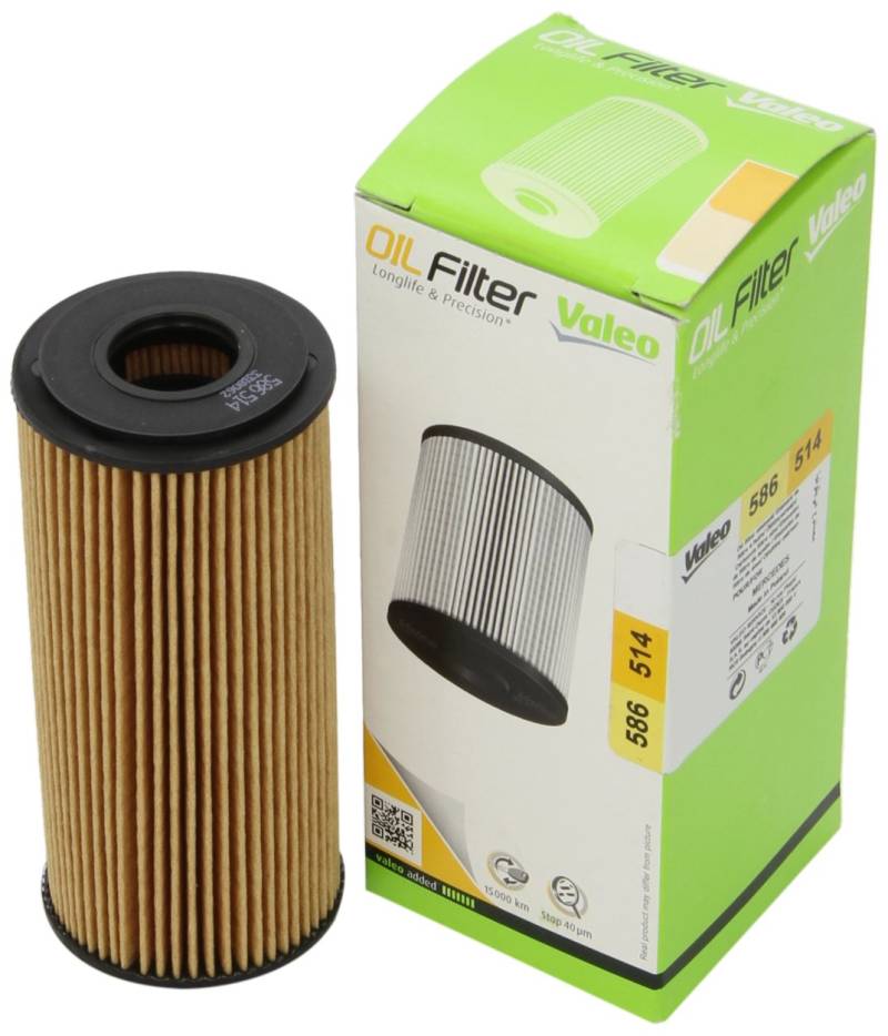 VALEO 586514 Ölfilter Motorfilter Ausgezeichnete Filtrationseigenschaften, Longlife Kapazität, genau und einfach von Valeo