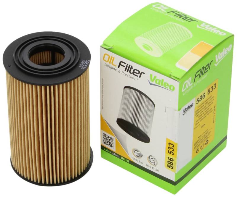 VALEO 586533 Ölfilter Motorfilter Ausgezeichnete Filtrationseigenschaften, Longlife Kapazität, genau und einfach von Valeo