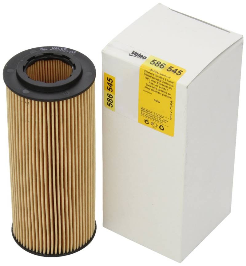 VALEO 586545 Ölfilter Motorfilter Ausgezeichnete Filtrationseigenschaften, Longlife Kapazität, genau und einfach von Valeo