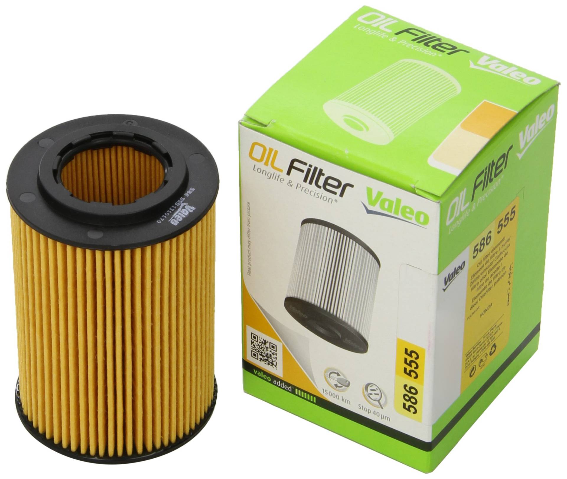 VALEO 586555 Ölfilter Motorfilter Ausgezeichnete Filtrationseigenschaften, Longlife Kapazität, genau und einfach von Valeo