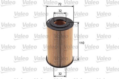 VALEO 586565 Ölfilter Motorfilter Ausgezeichnete Filtrationseigenschaften, Longlife Kapazität, genau und einfach von Valeo