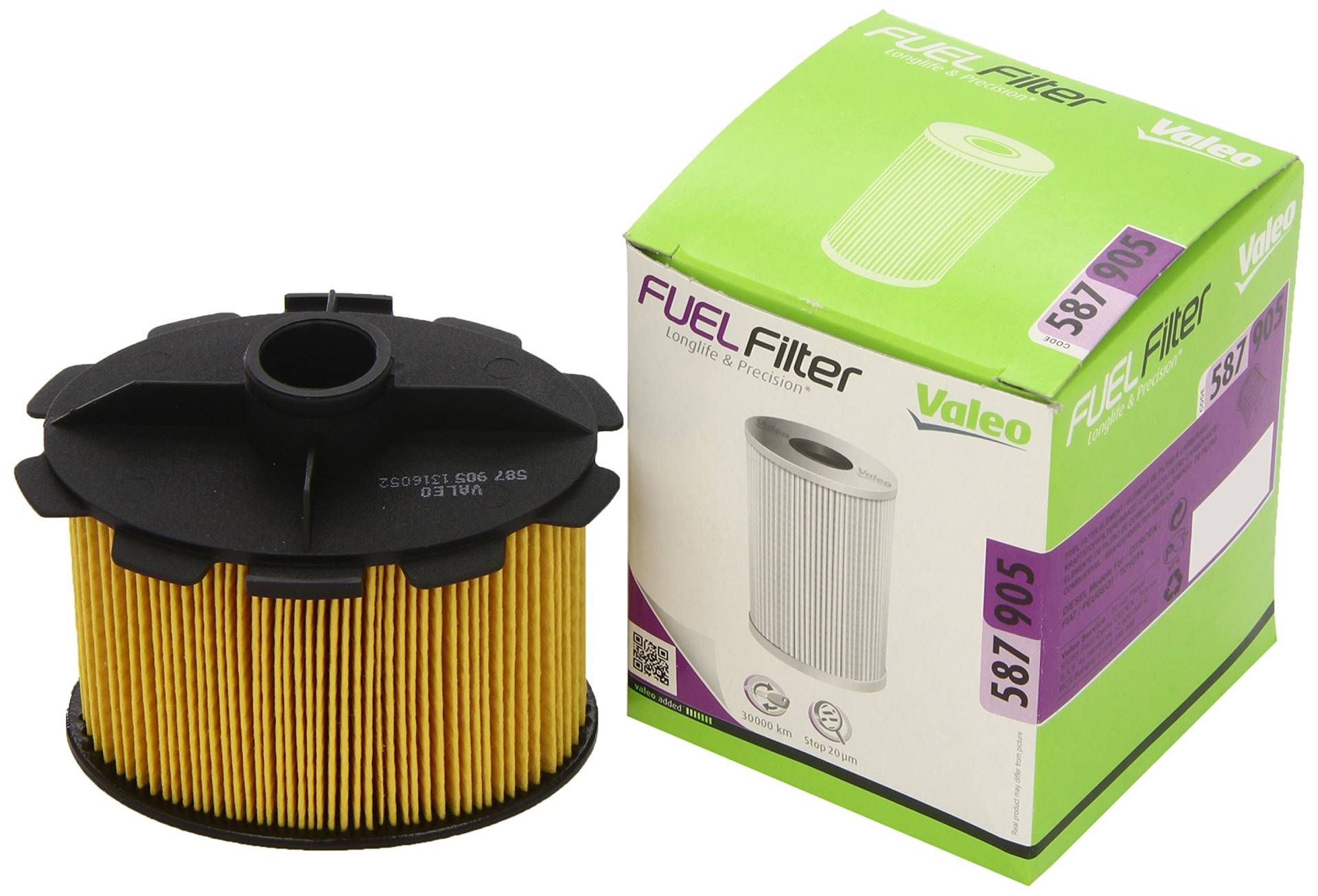 VALEO 587905 Kraftstofffilter Motorfilter Ausgezeichnete Filtrationseigenschaften, Langlaskapazität, genau und einfach von Valeo