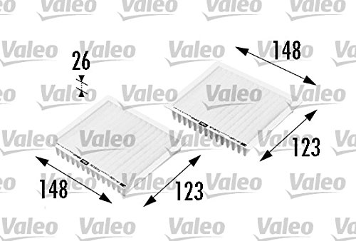 VALEO 698469 Filter, Innenraumluft ESSENTIAL Partikelfilter (Pollenfilter) Schutz vor Pollen, Staub und Bakterien von Valeo