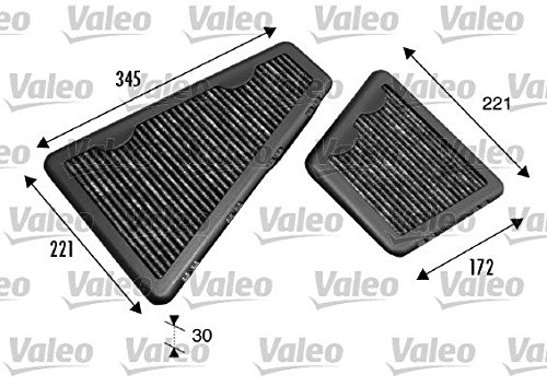 VALEO 698793 Filter, Innenraumluft PROTECT Pollenfilter mit Aktivkohle Schutz vor Pollen, Staub, Bakterien, Gasen und unangenehmen Gerüchen von Valeo