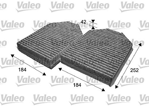 VALEO 715640 Filter, Innenraumluft PROTECT Pollenfilter mit Aktivkohle Schutz vor Pollen, Staub, Bakterien, Gasen und unangenehmen Gerüchen von Valeo