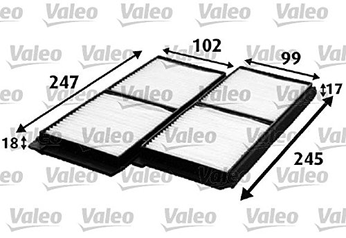 VALEO 715642 Filter, Innenraumluft ESSENTIAL Partikelfilter (Pollenfilter) Schutz vor Pollen, Staub und Bakterien von Valeo