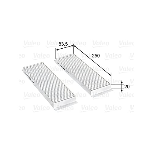 Valeo 715748 ClimFilter Comfort Filter für die Rückbank von Valeo