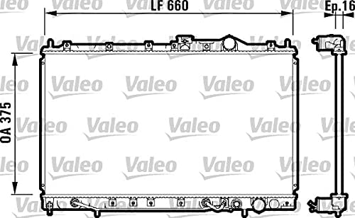 Valeo 731648 Kühler, Motorkühlung von Valeo