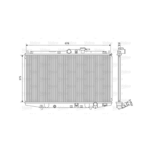 Valeo 734716 Kühler, Motorkühlung von Valeo