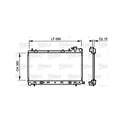 Valeo 735209 Kühler, Motorkühlung von Valeo