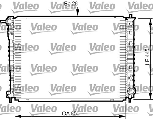 Valeo 735512 Heizkörper, Kühlung des Motor von Valeo