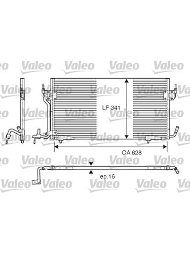 Valeo 817229 Kondensator, Klimaanlage von Valeo