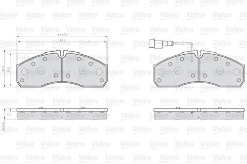 Valeo 873160 Bremsbelag von Valeo