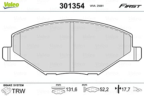 VALEO 301354 Bremsbelagsatz Scheibenfeststellbremse von Valeo